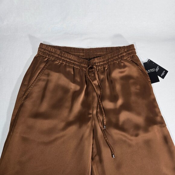 Lauren Ralph Lauren Brown Wide Leg Pants - Picture 5 of 16